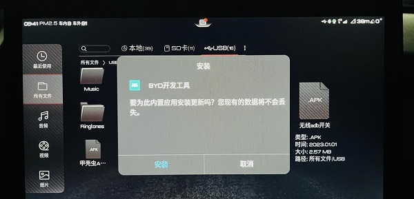 BYD开发工具比亚迪车机无线adb开关截图1