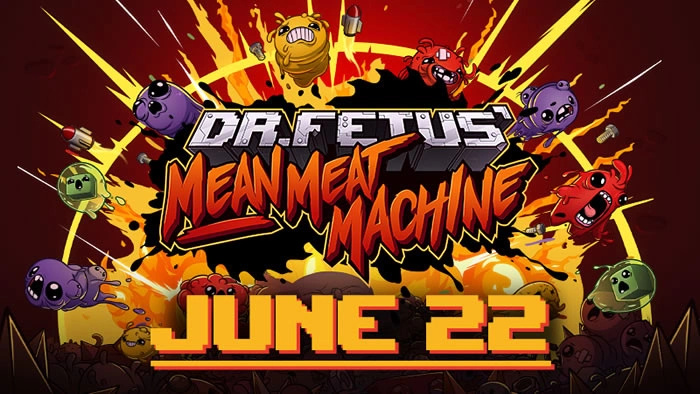 超级肉肉男孩衍生改编游戏Dr.Fetus'MeanMeatMachine6月23日发售