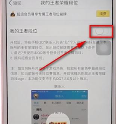 qq如何设置荣耀王者段位图4