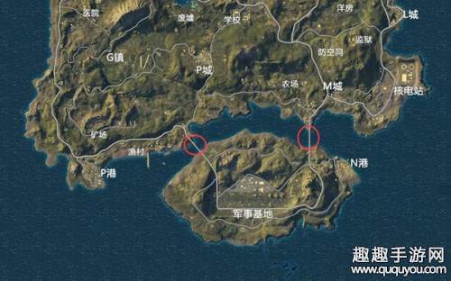 绝地求生刺激战场堵桥如何卡点图1