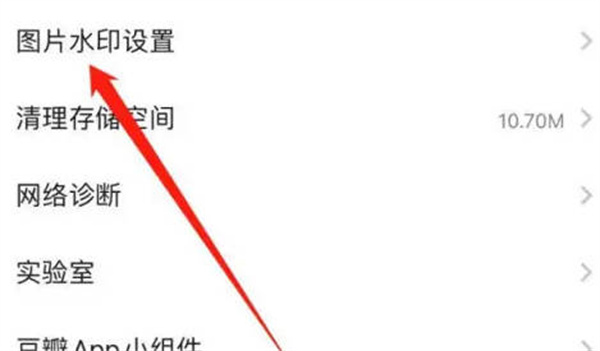 豆瓣怎么开启图片水印[图片2]