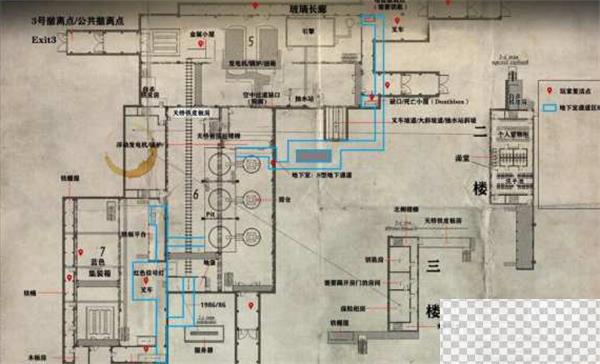 逃离塔科夫地图撤离点大全一览图3