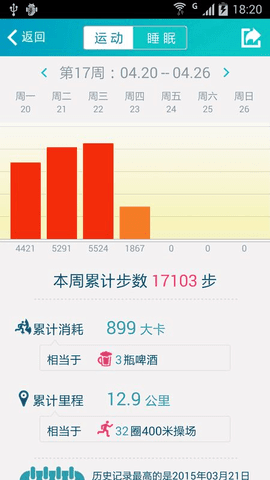 乐跑手环手机版截图1