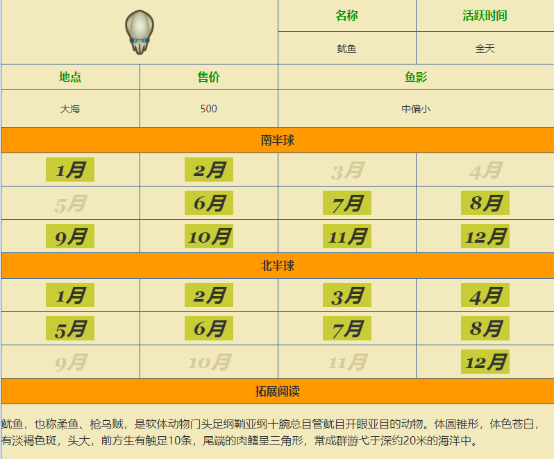 动物森友会鱿鱼怎么钓图1