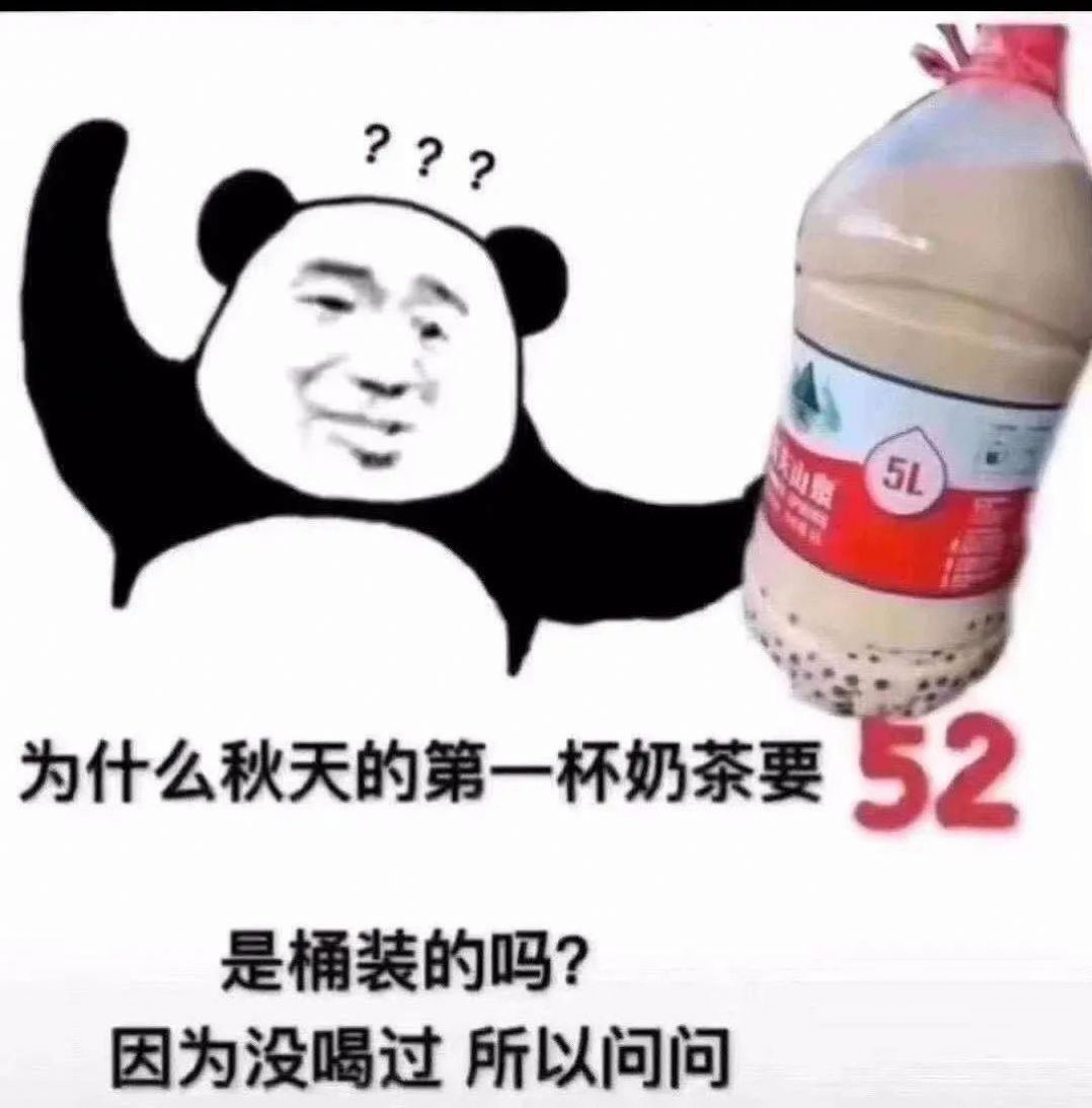 谁来安排秋天第一杯奶茶表情包图片最新版截图1