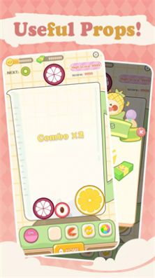 Bouncy Fruit 2048中文版截图1